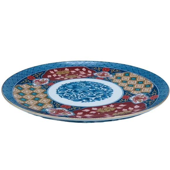 Japanese Imari Porcelain Round Serving Platter/Plate Smithsonian Reproduction - Picture 8 of 10